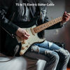 Picture of Cable Matters 2-Pack Braided 1/4 Inch TS to TS Guitar Cable 10 Feet - Electric Guitar Cord, Guitar Amp Cord, Instrument Cable for Electric Guitar, Mandolin, Bass AMP, Keyboard, Mixer, Equalizer