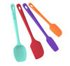 Picture of ChefAide 4 Pieces Silicone Spatula Set, Food Grade Rubber Spatula, Upgrade Strong Handle with Ergonomic Grip, Heat Resistant for Nonstick Cookware, Cooking