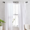 Picture of IFELS 2 Pack Heavy Duty Curtain Rods for Windows 72 to 144 Inch, 1 Inch Black Adjustable Curtain Rod Set with Easy Installation and Modern Design (A1,Black,30-150",2Pack)