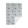 Picture of CREVENT Minky Baby Blanket for Girls Boys, Soft Plush Receiving Blanket for Newborns - 30x40 Inches (Vehicle)