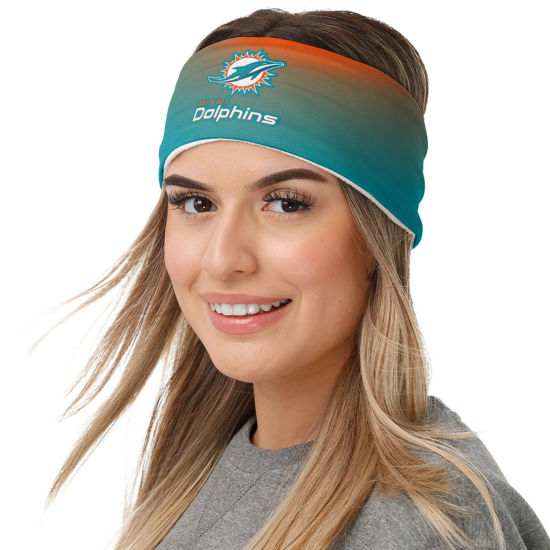 Picture of FOCO Miami Dolphins NFL Womens Gradient Printed Headband