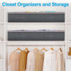Picture of Budding Joy 90L Under Bed Storage Containers, Closet Organizers and Storage Bins, Foldable Underbed Storage Bags for Blankets, Towels, Comforter, Sweaters, Pillows, Linen Sheets, Wrapping Paper