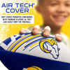 Picture of Franklin Sports NFL Los Angeles Rams Football - Youth Mini Football - 8.5" Junior Size Ball - SPACELACE Easy Grip Texture- Perfect for Kids