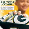 Picture of Franklin Sports NFL Green Bay Packers Football - Youth Mini Football - 8.5" Junior Size Ball - SPACELACE Easy Grip Texture- Perfect for Kids