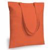 Picture of TOPDesign 6-Pack Economical 16"x15" Orange Cotton Tote Bag, Lightweight Medium Reusable Grocery Shopping Cloth Bags, Suitable for