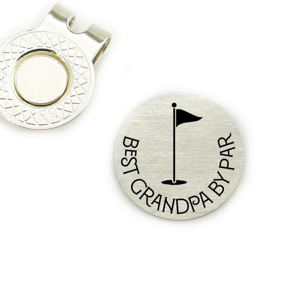 Picture of Best Grandpa By Par Golf Ball Marker Gift Idea For Grandpa Birthday Fathers Day Gift Idea Best Grandpa By Par Gift Idea Grandpa FBA-PAR-GOLF (|Grandpa|)