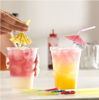 Picture of Comfy Package [50 Count] Umbrella Straws, Flexible Plastic Cocktail Straws - Assorted Colors Swizzle Sticks - Fancy Mini Umbrella Drinking Straws for Hawaiian Beach Cocktail Luau Party Decor