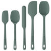 Picture of ChefAide 5 Pieces Silicone Spatula Set, Food Grade Rubber Spatula, Upgrade Strong Handle with Ergonomic Grip, Heat Resistant Up to 600°F for Nonstick Cookware, Cooking