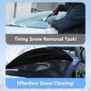 Picture of Sompaty Car Windshield Cover for Ice and Snow, Windshield Snow Cover, Performance Brake Kits with Side Mirrors Cover for Snow, Ice, UV Fits Most Cars, Trucks, Vans, SUVs, Black
