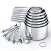 Picture of TILUCK Stainless Steel Measuring Cups & Spoons Set, Cups and Spoons,Kitchen Gadgets for Cooking & Baking (XX-Large)