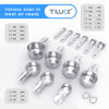 Picture of TILUCK Stainless Steel Measuring Cups & Spoons Set, Cups and Spoons,Kitchen Gadgets for Cooking & Baking (XX-Large)