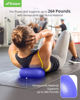 Picture of Trideer Pilates Ball 9 Inch Core Ball, Small Exercise Ball with Exercise Guide Barre Ball Mini Yoga Ball for Pilates, Yoga, Core Training, Physical Therapy, Balance, Stability, Stretching (Indigo)