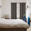 Picture of BGment Blackout Curtains for Bedroom - Grommet Thermal Insulated Room Darkening Curtains for Living Room, Set of 2 Panels, Each 46 x 63 Inch, Grey
