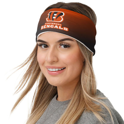 Picture of FOCO Cincinnati Bengals NFL Womens Gradient Printed Headband