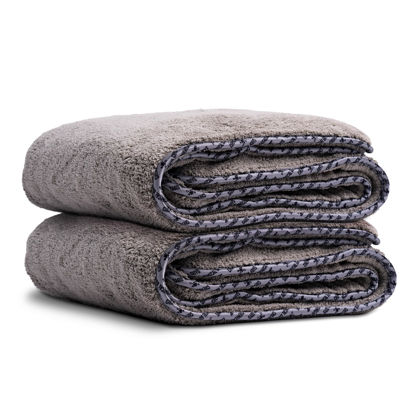 Picture of Chemical Guys Woolly Mammoth Large, Super Absorbent and Soft Microfiber Towels for Cars, Gray (36 x 25 inches) 2-Pack