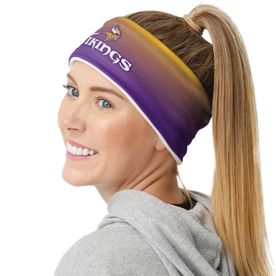 Picture of FOCO Minnesota Vikings NFL Womens Gradient Printed Headband