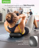 Picture of Trideer Pilates Ball 9 Inch Core Ball, Small Exercise Ball with Exercise Guide Barre Ball Mini Yoga Ball for Pilates, Yoga, Core Training, Physical Therapy, Balance, Stability, Stretching (Black)