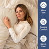 Picture of Extra Deep King Fitted Sheet - Hotel Luxury Single Fitted Sheet Only - King Sheet Easily Fits 18 inch to 24 inch Mattress - Soft, Wrinkle Free, Breathable & Comfy Extra Deep Pockets Wheat Fitted Sheet