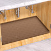 Picture of Sdpeia Under Sink Mat for Bathroom NEW Starry Mat Waterproof Shelf Liner 22 x 19 in Cabinet Liner for Kitchen Protects Cabinet from Leaks Flexible Drip Tray(Brown)