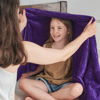 Picture of NEWCOSPLAY Super Soft Twin Blanket Dark Purple Premium Silky Flannel Fleece Leaves Pattern Lightweight Bed Blanket All Season Use (Dark Purple, Twin(60"x80"))