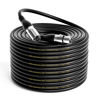 Picture of EBXYA XLR Cable 150ft - Premium Balanced Microphone Cable with 3-Pin XLR Male to Female Mic Speaker Cable, Black