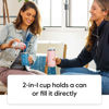 Picture of ThermoFlask 2-in-1 Vacuum Insulated Can Cooler Cup, 12 oz, Premium Quality, Fits Standard Size Cans, Sweatproof, Non-Slip Base, Ultimate Gray