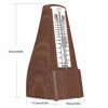 Picture of Mechanical Metronome Wood Grained Loud Sound/High Precision/No batteries Needed/for Piano/Guitar/Violin/Drum and Other Instruments (Tower design)