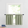Picture of RYB HOME RV Curtains Blackout - Thermal Insulating Privacy Door Windows Camper Curtains for Kids Nursery RV Bunk Bedroom Windows Bathroom, Width 29 x Length 24, Sage Green, 2 Pcs