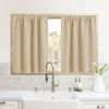 Picture of RYB HOME RV Camper Door Window Curtains -Blackout Privacy Curtains & Drapes for Bathroom Bedroom Kitchen Portable Travel Trailer Small Window Decor, W 34 x L 24, Biscotti Beige, 2 Panels
