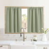 Picture of RYB HOME RV Camper Door Window Curtains -Blackout Privacy Curtains & Drapes for Bathroom Bedroom Kitchen Portable Travel Trailer Small Window Decor, W 34 x L 24, Sage Green, 2 Panels