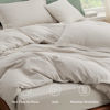 Picture of Bedsure King Duvet Cover Set with Fitted Sheet - Soft Double Brushed Linen Bedding Duvet Cover Set, 4 Pieces, Includes 1 Duvet Cover, 1 Fitted Sheet, 2 Pillow Shams, NO Comforter