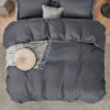 Picture of Bedsure Dark Grey Duvet Cover California King Size - Soft Double Brushed Duvet Cover for Kids with Zipper Closure, 3 Pieces, Includes 1 Duvet Cover (104"x98") & 2 Pillow Shams, NO Comforter