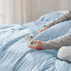 Picture of Bedsure Winter Sky Duvet Cover Full Size - Soft Double Brushed Duvet Cover for Kids with Zipper Closure, 3 Pieces, Includes 1 Duvet Cover (80"x90") & 2 Pillow Shams, NO Comforter