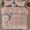Picture of Bedsure Twin/Twin XL Duvet Cover Kids - Soft Double Brushed Duvet Cover Twin, 2 pcs, Includes 1 Dusty Rose Kids' Duvet Cover (68"x90") with Zipper Closure & 1 Pillow Sham, NO Comforter