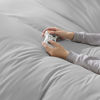 Picture of Bedsure Silver Grey Duvet Cover King Size - Soft Double Brushed Duvet Cover for Kids with Zipper Closure, 3 Pieces, Includes 1 Duvet Cover (104"x90") & 2 Pillow Shams, NO Comforter