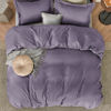 Picture of Bedsure Grayish Purple Duvet Cover King Size - Soft Double Brushed Duvet Cover for Kids with Zipper Closure, 3 Pieces, Includes 1 Duvet Cover (104"x90") & 2 Pillow Shams, NO Comforter