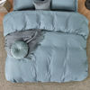Picture of Bedsure Mineral Blue Duvet Cover Full Size - Soft Double Brushed Duvet Cover for Kids with Zipper Closure, 3 Pieces, Includes 1 Duvet Cover (80"x90") & 2 Pillow Shams, NO Comforter