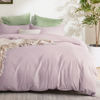 Picture of Bedsure Twin/Twin XL Duvet Cover Kids - Soft Double Brushed Duvet Cover Twin, 2 pcs, Includes 1 Pink Mocha Kids' Duvet Cover (68"x90") with Zipper Closure & 1 Pillow Sham, NO Comforter