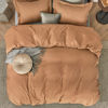 Picture of Bedsure Burnt Orange Duvet Cover California King Size - Soft Double Brushed Duvet Cover Set 3 Pieces with Zipper Closure, 1 Duvet Cover 104x98 inches and 2 Pillow Shams, NO Comforter