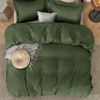 Picture of Bedsure Olive Green Duvet Cover Oversized Queen Size - Soft Double Brushed Duvet Cover for Kids with Zipper Closure, 3 Pieces, Includes 1 Duvet Cover (98"x98") & 2 Pillow Shams, NO Comforter