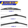 Picture of 3 wipers Replacement for 1997-2001 Honda CR-V CRV, Windshield Wiper Blades Original Equipment Replacement - 20"/19"/11" (Set of 3) U/J HOOK