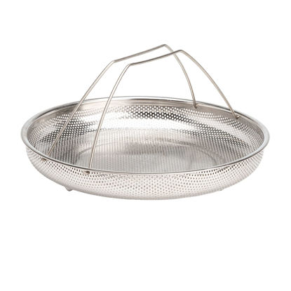 Picture of Goodful All-In-One Pan Steamer Basket, Premium Stainless Steel Construction, Dishwasher Safe, Perfect for Steaming Vegetables, Full Handle for Easy Use