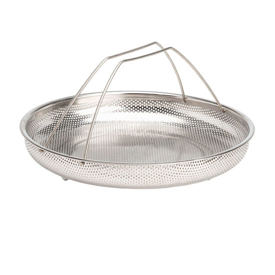 Picture of Goodful All-In-One Pan Steamer Basket, Premium Stainless Steel Construction, Dishwasher Safe, Perfect for Steaming Vegetables, Full Handle for Easy Use