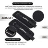 Picture of Ankle Weights, Wrist Leg Arm Weight for Women Men Children with Adjustable Straps, Strength Training Weighted for Yoga, Jogging, Running, Walking, Fitness, Gym Workout - 4LBS Pair (2 LB Each Weight),