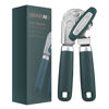 Picture of Can Opener Manual with Magnet and Sharp Blade Smooth Edge, Handheld Openers with Big Effort-Saving Knob, Can Opener with Multifunctional Bottles Opener, Green