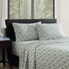 Picture of Eddie Bauer - Queen Sheets, Cotton Flannel Bedding Set, Brushed for Extra Softness, Cozy Home Decor, Oeko-Tex Certified (Deer Camp Green, Queen)