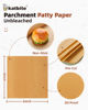 Picture of Katbite 300Pcs 6x6 Inches Patty Paper, Burger Patty Paper, Unbleached Parchment Sheets, Heavy Duty & Non-Stick, Squares for Seperating Patty, Cookies, Storing Foods Wrapping Candies