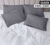 Picture of Utopia Bedding Queen Pillow Cases - Pack of 4 - Envelope Closure - Soft Brushed Microfiber Fabric - Shrinkage and Fade Resistant Pillow Covers Queen Size 20 X 30 Inches (Queen, Grey)