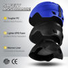 Picture of Odoland Ski Helmet and Goggles Set, Snowboard Helmet Glasses for Men, Women & Youth - Shockproof/Windproof Gear for Skiing, Snowboarding,Klein Blue,S