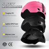 Picture of Odoland Ski Helmet and Goggles Set, Snowboard Helmet Glasses for Men, Women & Youth - Shockproof/Windproof Gear for Skiing, Snowboarding,Pink,M